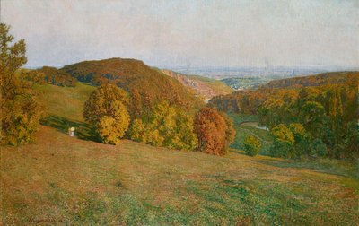 Viena a partir do Kobenzl de Maximilian Suppantschitsch