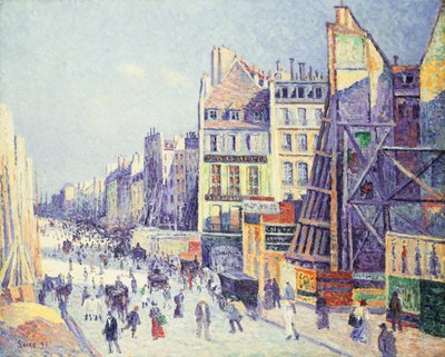 Rua Reaumur, 1897 de Maximilien Luce