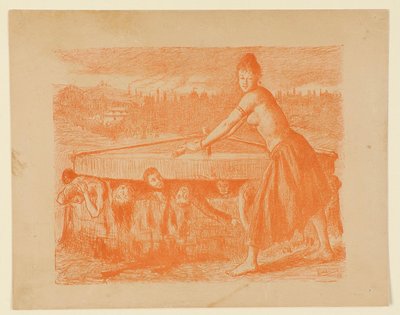 O palheiro (prova a) de Maximilien Luce
