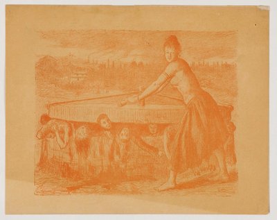 O monte de feno (prova b) de Maximilien Luce