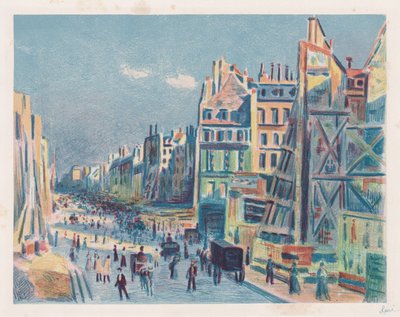 Rua Reamur de Maximilien Luce