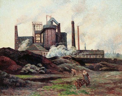 A fábrica, 1898 de Maximilien Luce