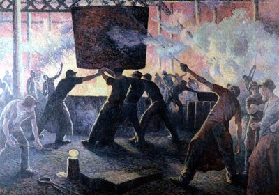A Fundição por Maximilian de Maximilien Luce