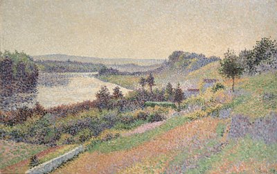 O Sena em Herblay, 1890 de Maximilien Luce
