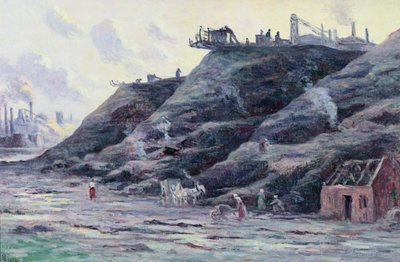 O monte de escória, 1896 de Maximilien Luce