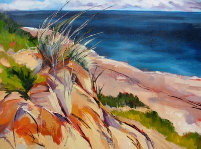 Erva da praia e dunas de Maxine Shore