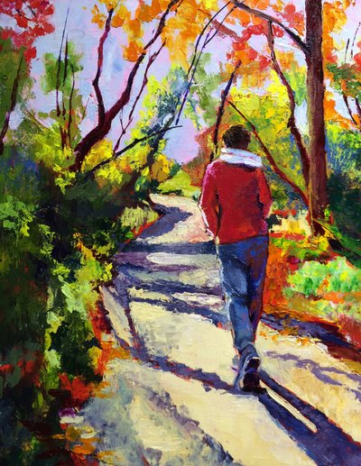 Passeio colorido de outono de Maxine Shore