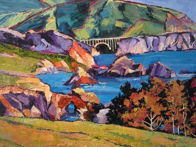 Ponte Costeira Colorida de Maxine Shore