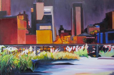 O brilho do entardecer na High Line de Maxine Shore