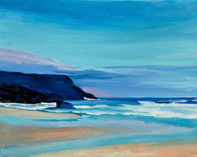 Noite tranquila à beira-mar de Maxine Shore