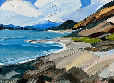 Paisagem costeira serena de Maxine Shore