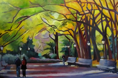 Parque de outono colorido de Maxine Shore