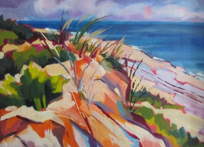 Dunas costeiras vibrantes de Maxine Shore