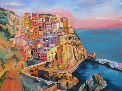 A vibrante costa italiana de Maxine Shore