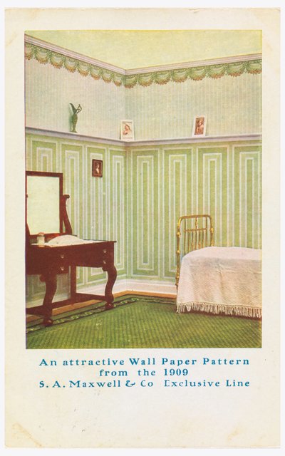 Cartão Postal, Anúncio de Cartões Comerciais de Maxwell and Co. S.A.