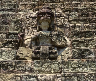 Estátua hieroglífica de Copan de Mayan