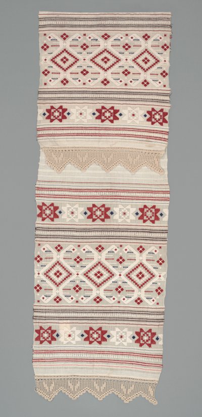 Tecido cerimonial, c.1940-1960 (algodão) de Mayan Mayan