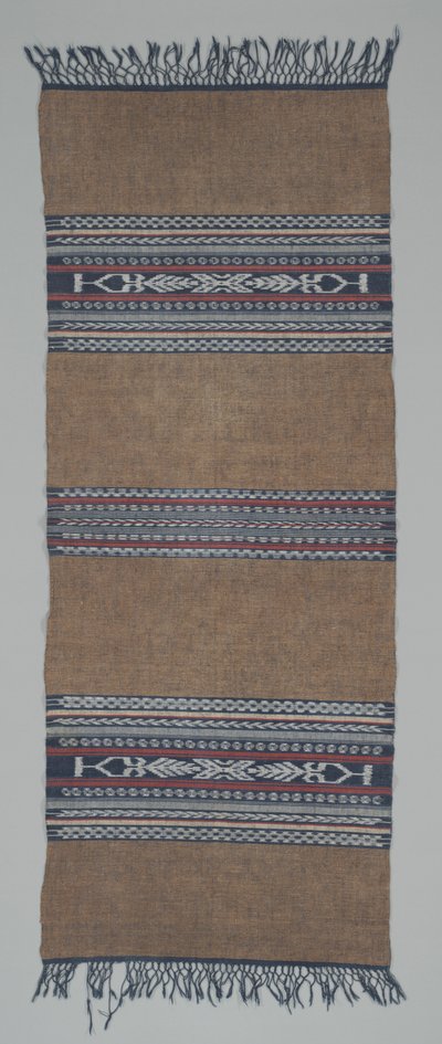 Tecido cerimonial, c.1940-1960 (algodão) de Mayan Mayan