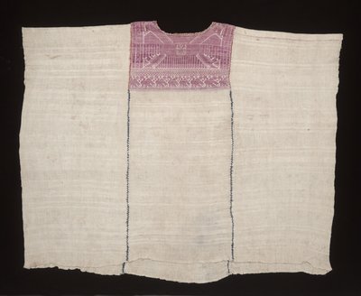 Cofradia huipil, provavelmente c.1875 (algodão, seda) de Mayan Mayan