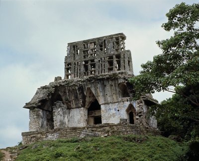Templo da Folha da Cruz de Mayan Mayan