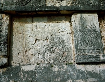 Plataforma de Vénus no Great Plaza, 750-1200 de Mayan Mayan