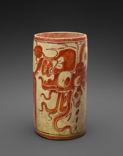 Embarcação, 600-900 AD (cerâmica) de Mayan Mayan