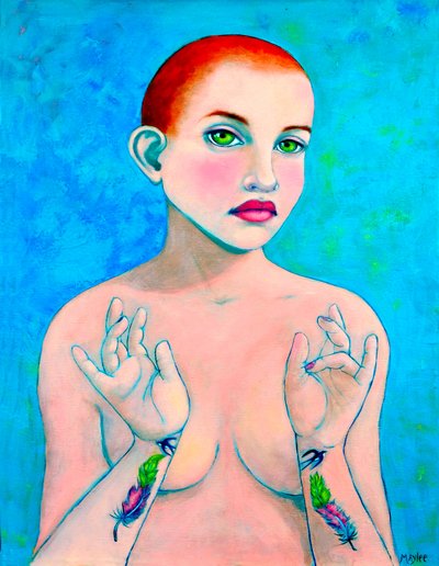 Esperança, abril de 2021 (pintura a óleo) de Maylee Christie