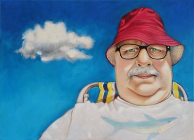 The Sunbather, 2022 (óleo sobre tela) de Maylee Christie