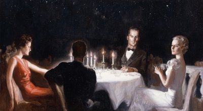 Jantar sob as estrelas de McClelland Barclay