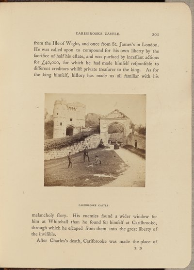Castelo de Carisbrooke; Vista geral de McLean and Melhuish