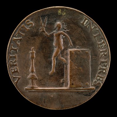 Verdade Escapando de um Livro [reverso], c. 1510. de Mea