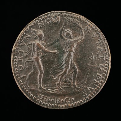 Apollo Pursuing Daphne [marcha atrás], 1556. de Medallist R.C.