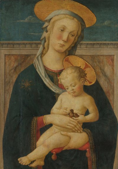 Virgem e o Menino de Meester van San Miniato (attributed to)