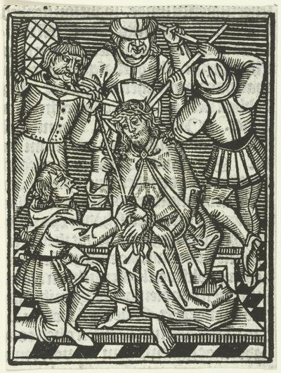 A coroa de espinhos de Meester van de Delbecq Schreiber Passie (attributed to)