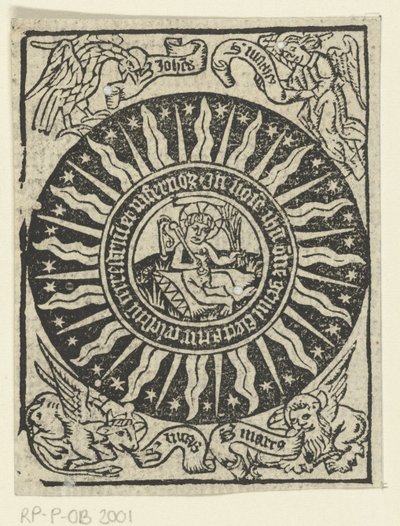 O menino Jesus castiga a si mesmo. de Meester van de Delbecq Schreiber Passie (attributed to)