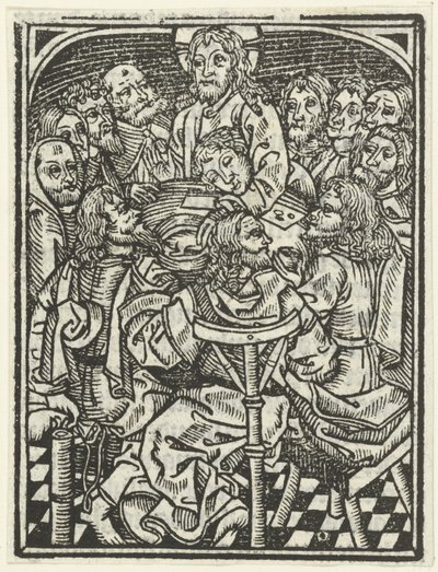 A última Ceia de Meester van de Delbecq Schreiber Passie (attributed to)