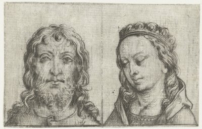 As cabeças de Cristo e Maria de Meester van het Amsterdamse Kabinet