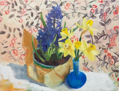 Flores da primavera (interior), 2015 (óleo sobre tela) de Megan Williamson