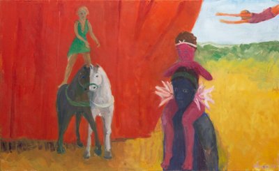 Três, Dois, Um, 2019 (óleo sobre tela) de Megan Williamson