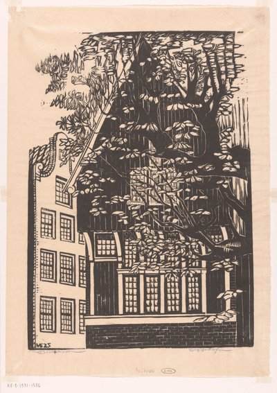 Beguinaria em Amsterdã de Meijer Bleekrode (signed by artist)