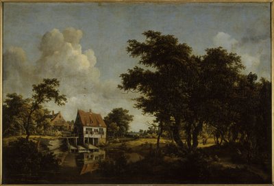 Os Moinhos, entre 1664 e 1668 (óleo) de Meindert Hobbema
