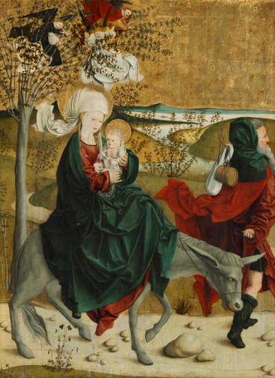 Fuga para o Egito de Meister von Mondsee