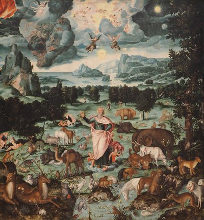 A criação do mundo, 1575 de Melchior Bocksberger