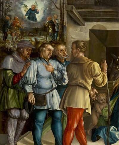 The Adoration of the Shepherds by Feselen, Melchior (ca. 1495-1538). Óleo sobre madeira de Melchior Feselen
