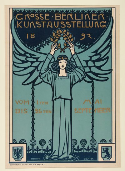 Grande Exposição de Arte de Berlim (Große Berliner Kunstausstellung) de Melchior Lechter