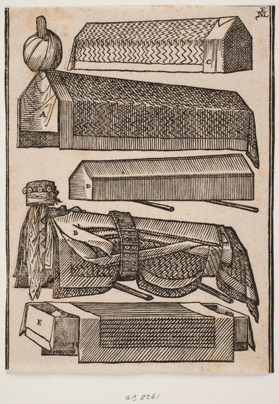 Cinco caixões turcos de Melchior Lorck