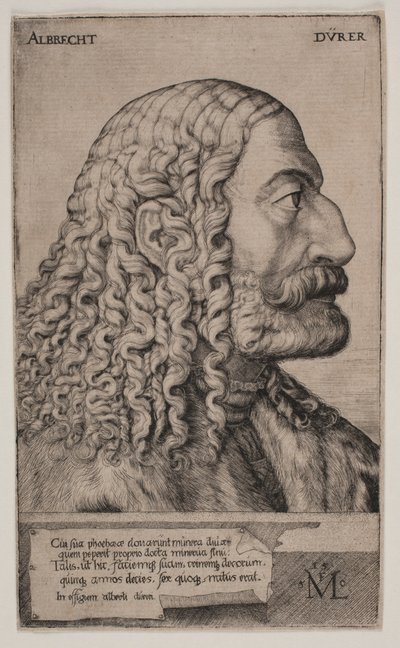 Retrato de Albrecht Dürer de Melchior Lorck