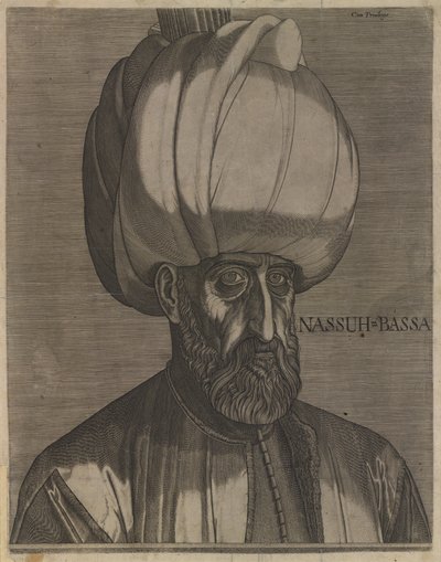 Retrato do Sultão Suleiman, o Magnífico de Melchior Lorck