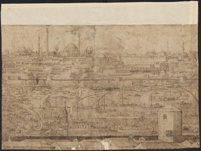  Prospecto de Constantinopla, Folha 8, Melchior Lorck, 1559 de Melchior Lorck
