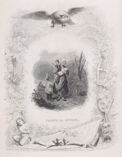 Jeanne, a ruiva, de The Songs of Béranger, 1829. de Melchior Peronard